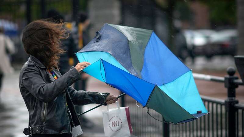 Brits will continue to face unpleasant showers for the rest of the weekend (Image: Getty Images)