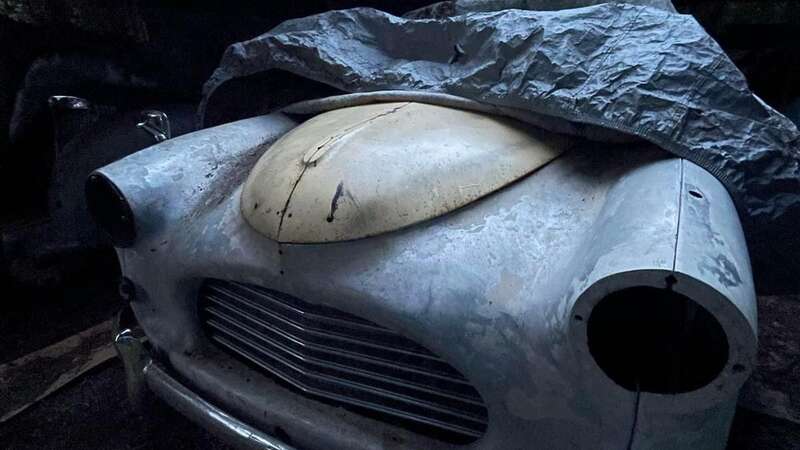 A young explorer discovered a graveyard full of classic cars (Image: Jam Press/ Tokyo Scott)