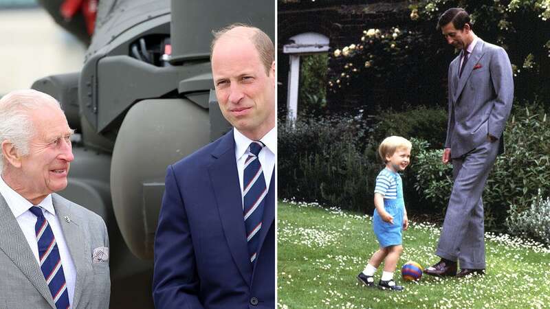 William shared a touching image of his young self with his father (Image: Getty Images)