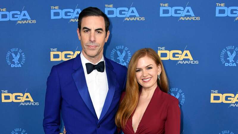 Sacha Baron Cohen has been spotted wearing his wedding ring (Image: Getty Images for Netflix)