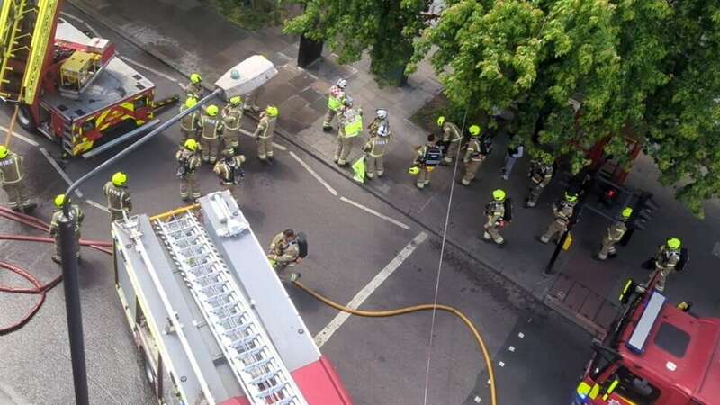 Huge blaze at 22-storey London tower block as four people rushed to hospital