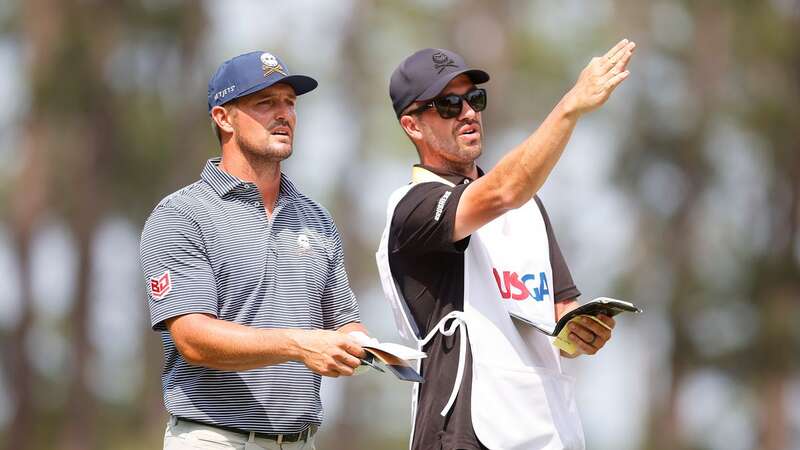 Bryson DeChambeau embraced caddie Gregory Bodine after securing victory at the 124th U.S. Open (Image: Getty Images)