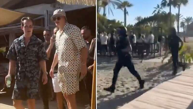 Erling Haaland confronted by police with Man City star caught up in beach raid