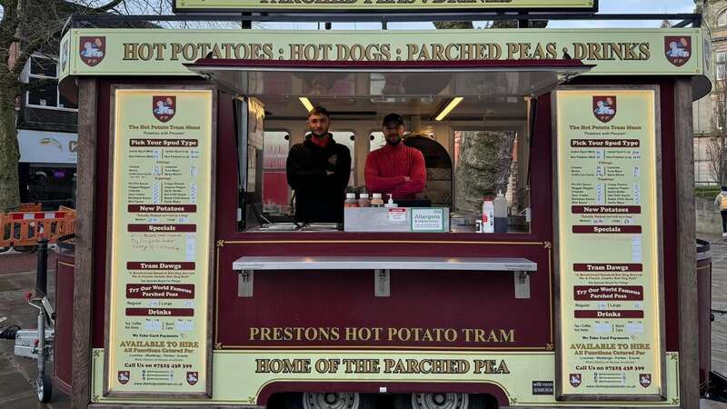 People have flocked to the Hot Potato Van from all over the world (Image: Jacob Nelson / SWNS)