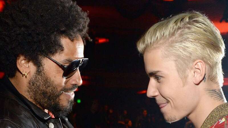 Justin Bieber and Lenny Kravitz (Image: Getty)