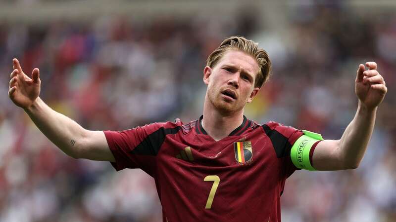 Kevin De Bruyne and Belgium slipped to a surprise defeat (Image: UEFA via Getty Images)