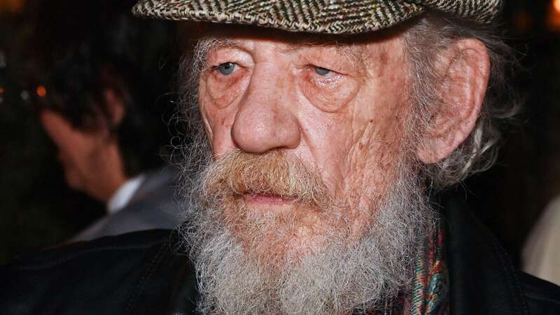 Ian McKellen suffered a fall from the stage tonight (Image: Alan Chapman/Dave Benett/Getty I)