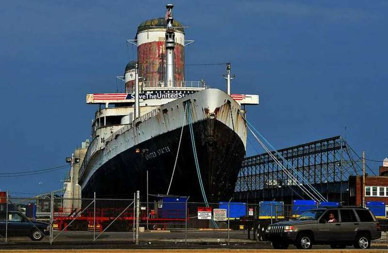 Look inside the abandoned ghost liner in the video above