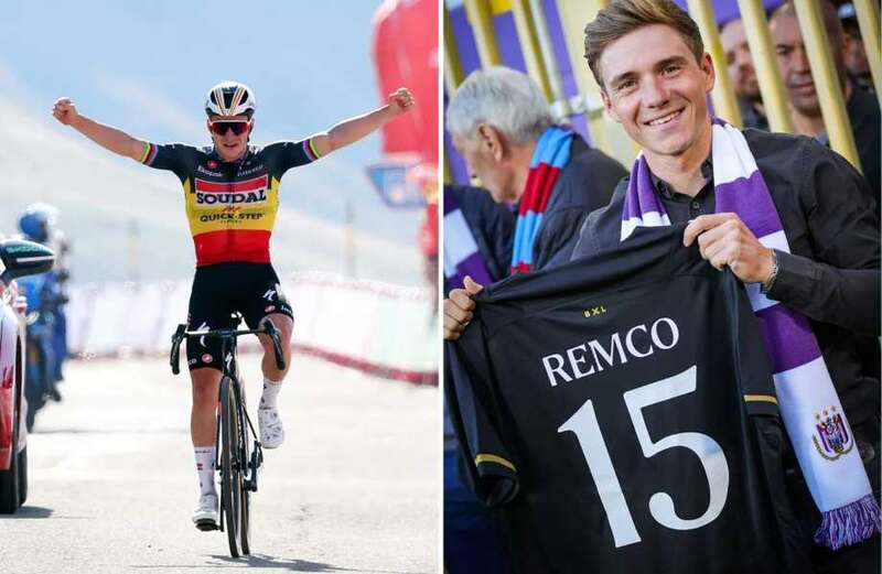 Cycling star played alongside a current Belgium player and an Arsenal midfielder