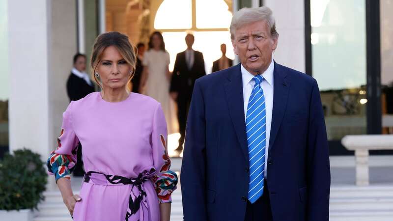 Trump has previously revealed that Melania is absent from his 2024 presidential campaign due to her commitment as a mother to their 17-year-old son, Barron (Image: Getty Images)