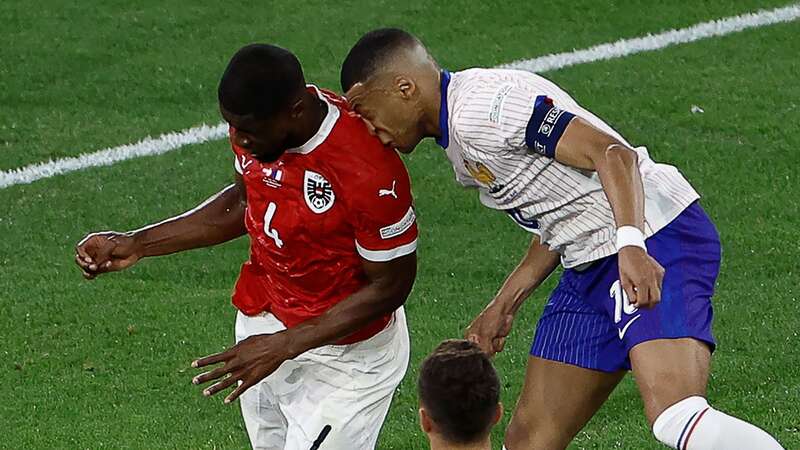 Kylian Mbappe had a busy end to the night as France beat Austria (Image: AFP via Getty Images)