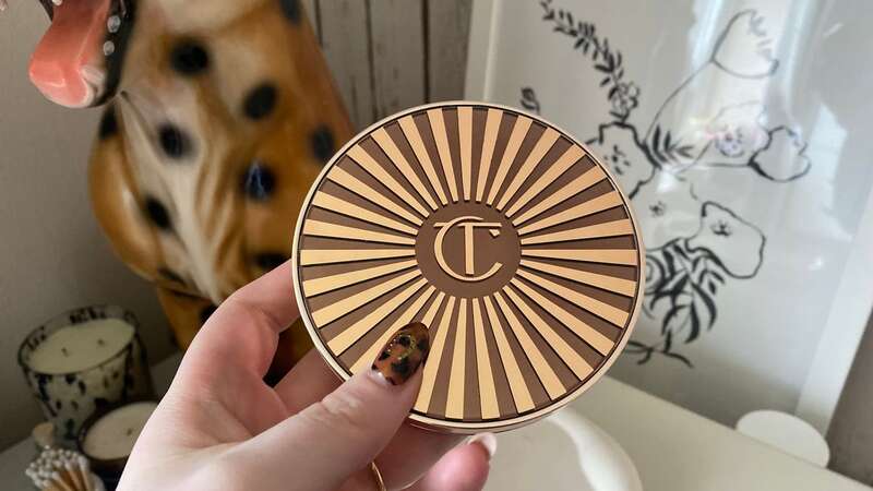 A Charlotte Tilbury Beautiful Skin Sun-Kissed Glow Bronzer is worth £45 (Image: Bethan Shufflebotham)