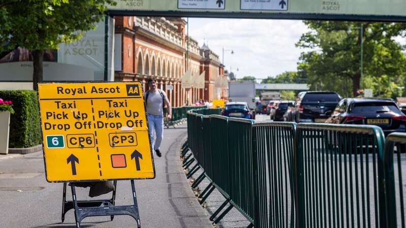 Local resident Brian Greatorex has faced a few issues with racegoers using his driveway as a toilet (Image: Tom Wren / SWNS)