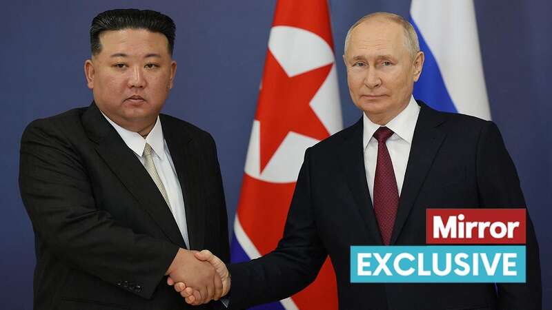 Putin and Kim Jong Un are meeting in North Korea (archive image) (Image: POOL/AFP via Getty Images)