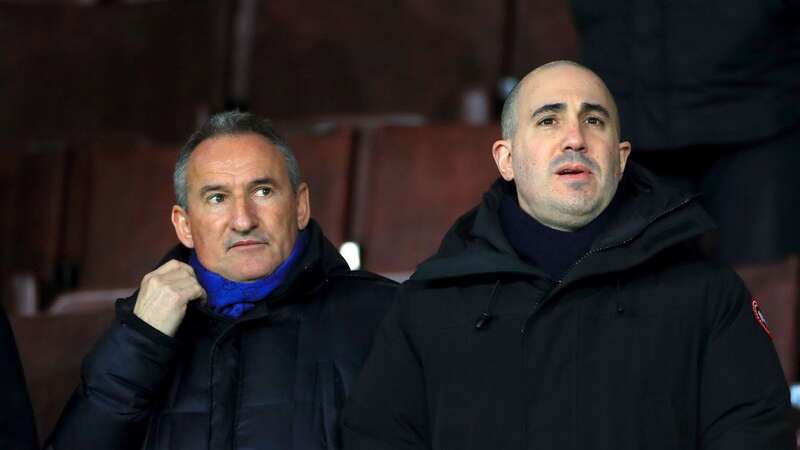 Omar Berrada (R) has warned against the perils of overpaying on transfers (Image: PA)