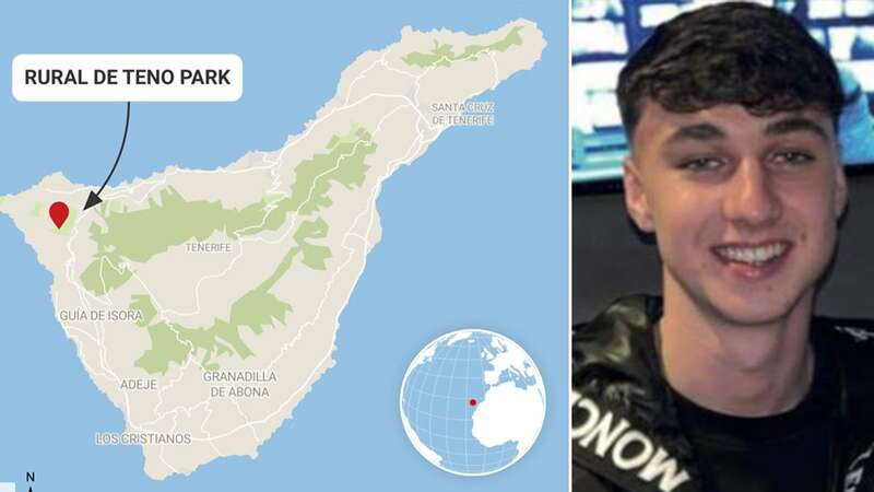 Map shows missing teenager