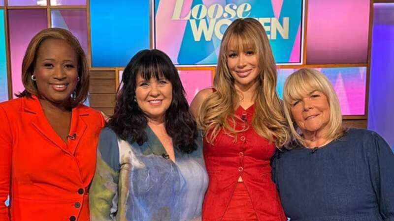 Linda Robson, right, wearing the Nobody