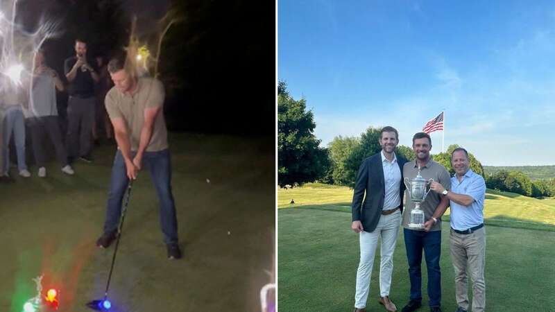 DeChambeau continues US Open victory tour with moonlit golf with Trump