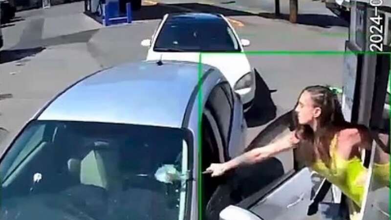 Raging bikini barista defends smashing window of drive-thru customer with hammer