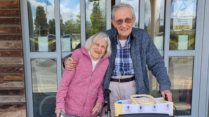 Bill and Sheila reunited at last (Image: Mike Adams/SWNS)