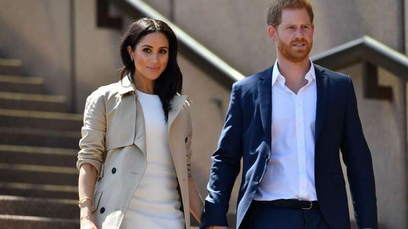 Prince Harry and Meghan Markle have been warned about monetising their Royal name (Image: AFP via Getty Images)