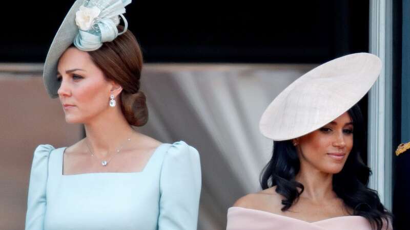 Princess Kate and Meghan on the balcony of Buckingham Palace during Trooping The Colour 2018 (Image: Getty Images)