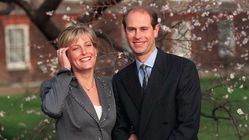 Sophie and Edward announced their engagement in January 1999 (Image: Getty Images)