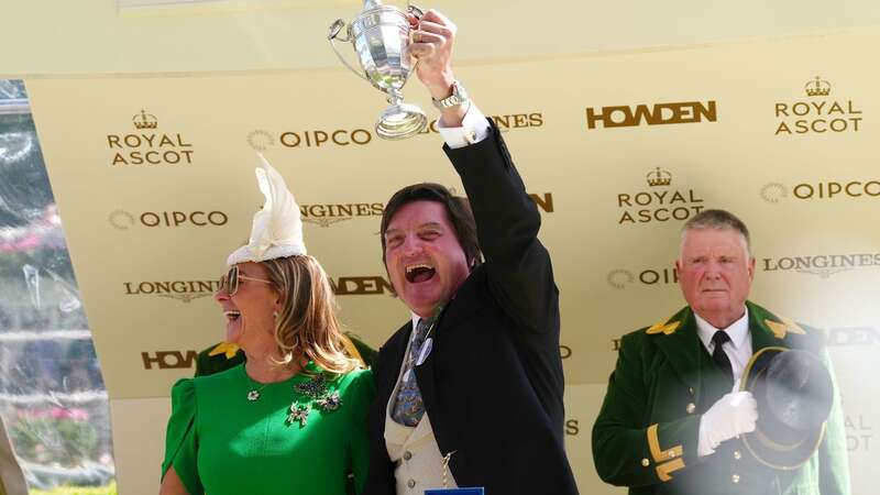 David Howden celebrates his Royal Ascot win (Image: PA)