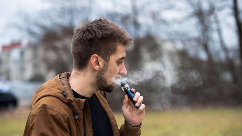 A man smoking electronic cigarette (stock image) (Image: Getty Images)