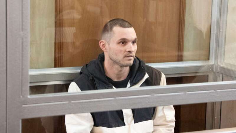 US Army soldier Gordon Black, who was detained on suspicion of theft, appeared inc ourt in the far eastern city of Vladivostok (Image: Getty Images)