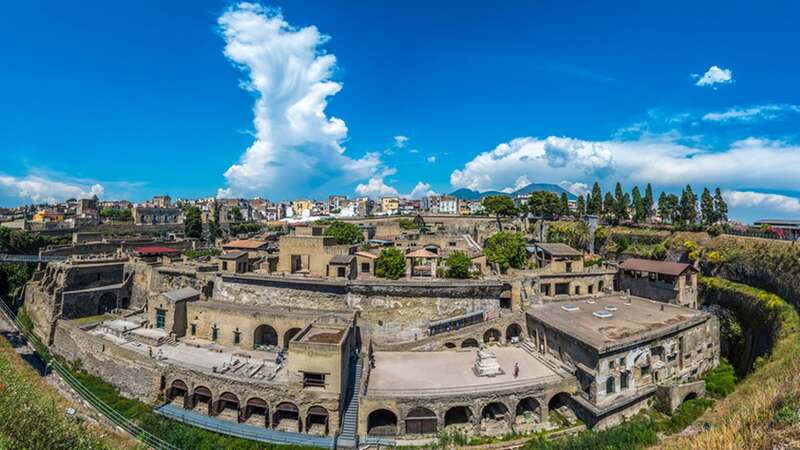 The ancient beach of Herculaneum, which was buried by the Mount Vesuvius eruption in 79AD, has been reopened to the public (Image: Getty Images/iStockphoto)