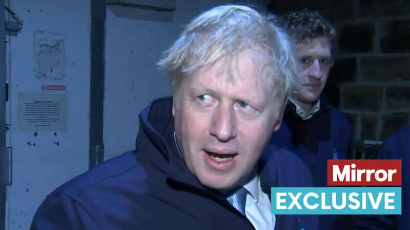 Boris Johnson went into a fridge after he was ambushed by a Good Morning Britain film crew (Image: ITV)