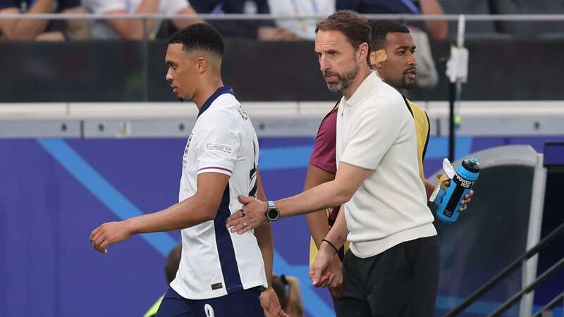 Gareth Southgate accepts Trent Alexander-Arnold is not thriving in a midfield role (Image: Getty Images)