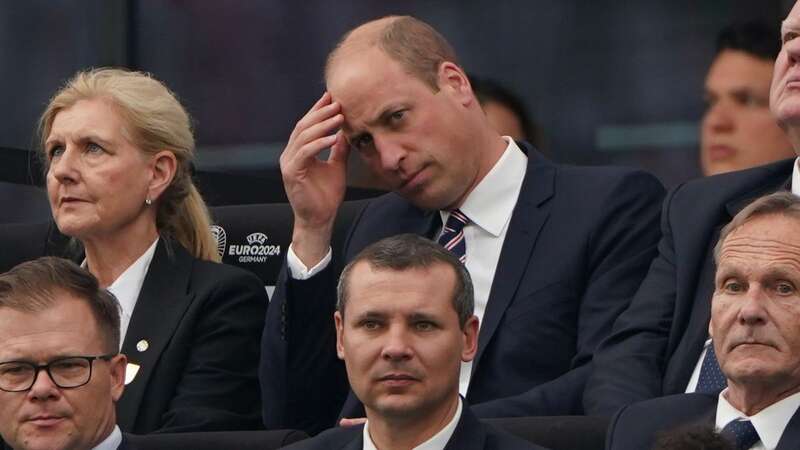 Prince William watched England