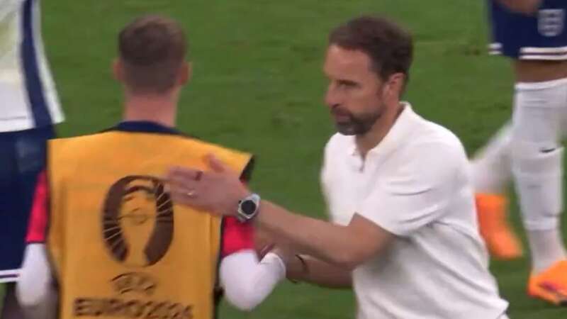 Cole Palmer and Gareth Southgate moment spotted by eagle-eyed England fans