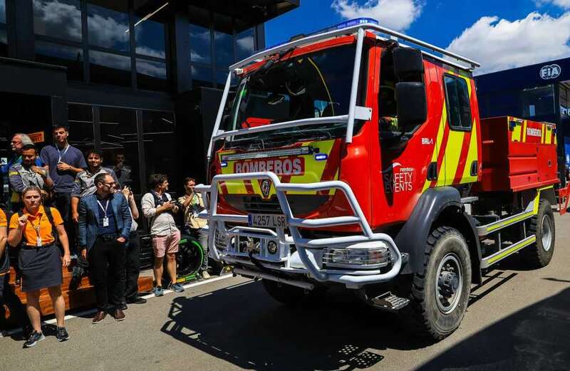 Two people taken away to be treated for smoke inhalation