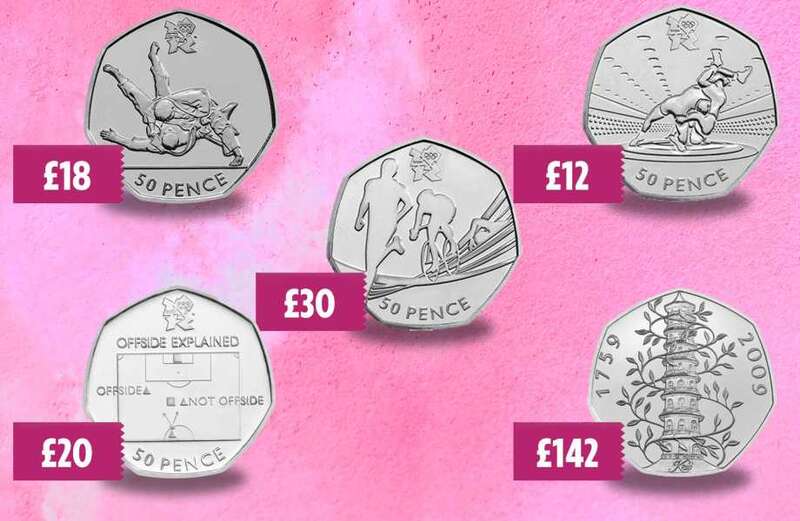 Royal Mint's most rare and valuable 50p coins in circulation revealed including Kew Gardens worth up to £1,000