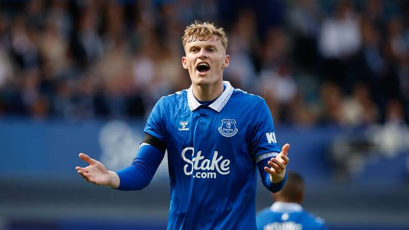 Manchester United have had a bid for Jarrad Branthwaite rejected by Everton (Image: James Baylis - AMA/Getty Images)