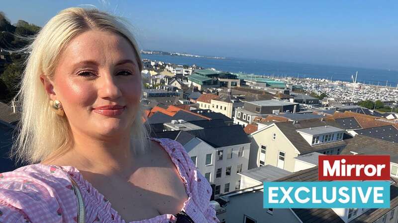 Lucy in St Peter Port, Guernsey, as the sun was beaming near harbour (Image: Mirrorpix)