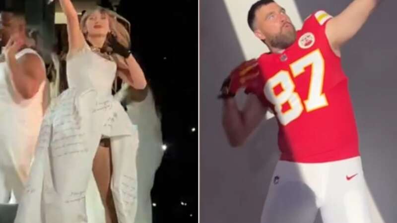 Taylor Swift mimicked Travis Kelce