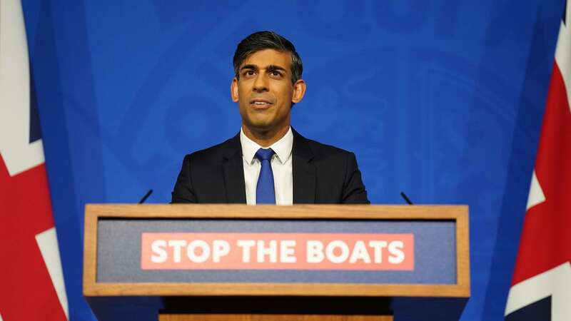 Nearly 50,000 asylum seekers have arrived by small boat since Rishi Sunak became PM (Image: PA Wire)