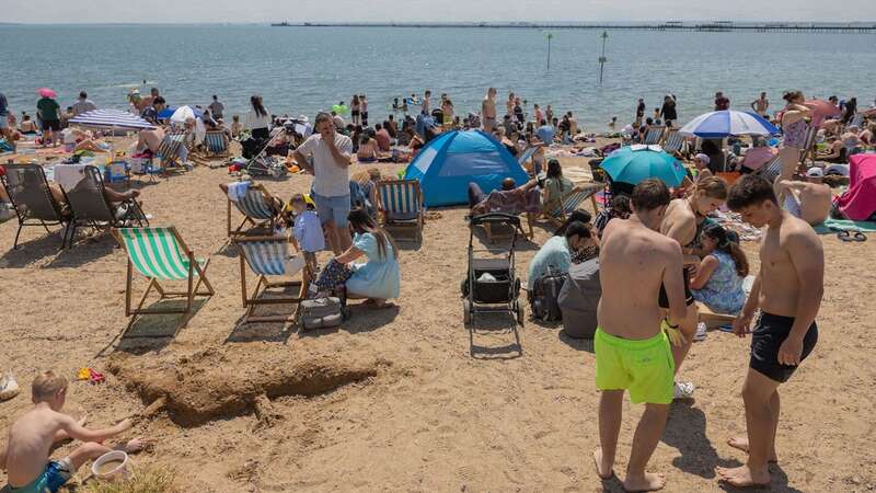 People enjoying the sunshine in Southend on Sunday (Image: Penelope Barritt/REX/Shutterstock)