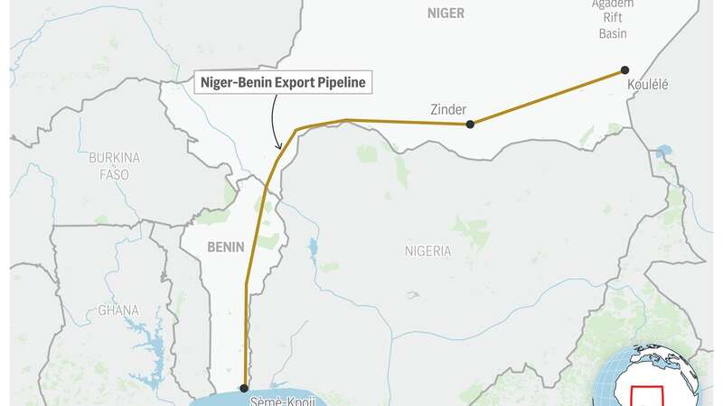 Attacks and diplomatic disputes are hampering oil flows through a China-backed pipeline running from Niger to Benin