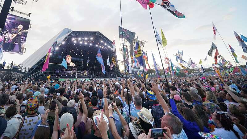 Crowds at Glastonbury