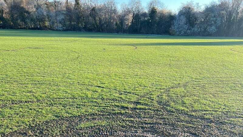 A man in his 40s was found dead on the playing field (Image: Whiston Juniors)