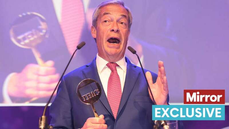 Nigel Farage booed by celebs during awkward TRIC Awards acceptance speech