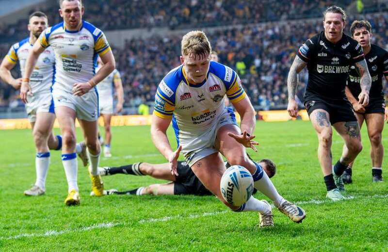 Leeds star played for his father