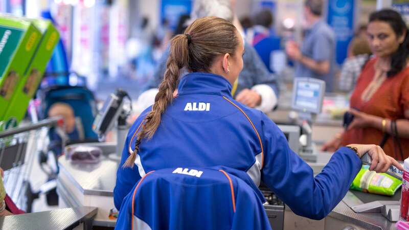 Aldi cashiers are known for being super speedy at the tills (Image: Bloomberg via Getty Images)