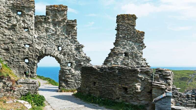 Tintagel Castle now lays in ruins (Image: Education Images/Universal Images Group via Getty Images)