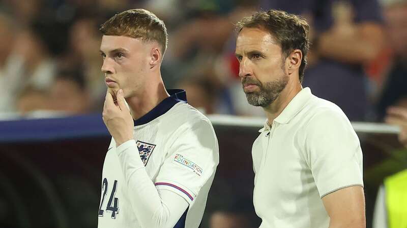 Cole Palmer was picked out for some rare England player praise after drawing against Slovenia (Image: Richard Pelham/Getty Images)